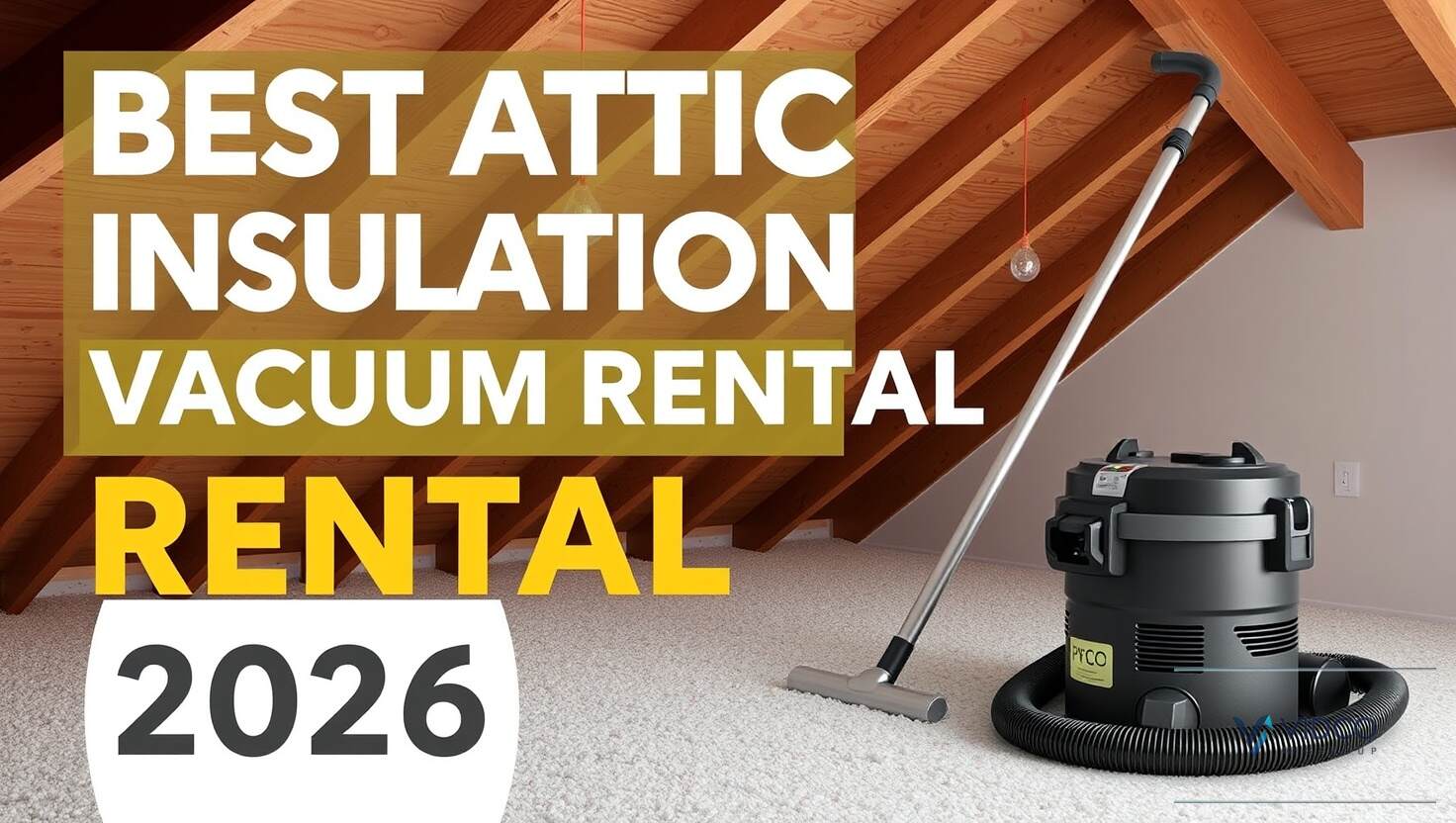 Best Attic Insulation Vacuum Rental 2026