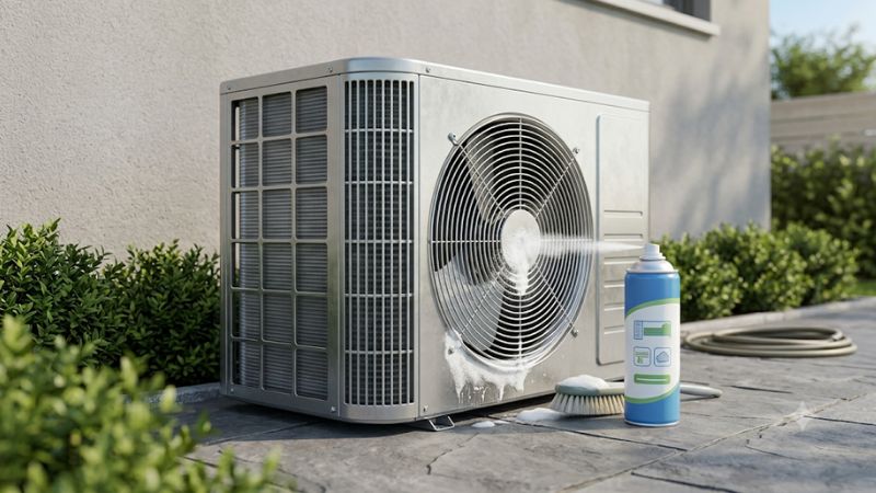 AC condenser cleaner