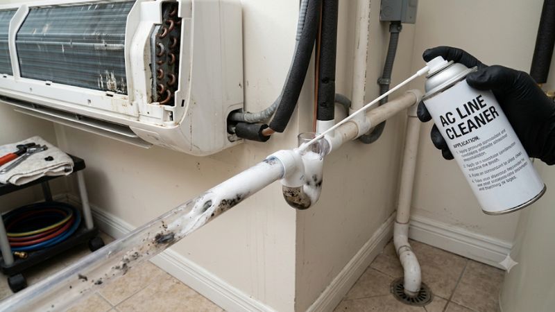 Ac line cleaner