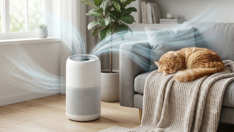 Air purifier for cat hair
