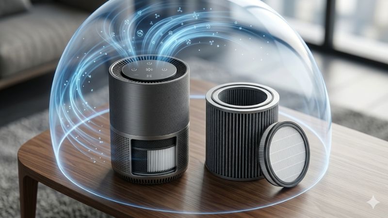Air purifier that eliminates odors