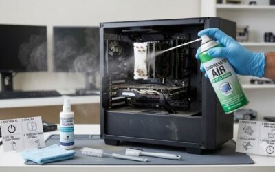 Compressed air for PC cleaning: Professional care tips