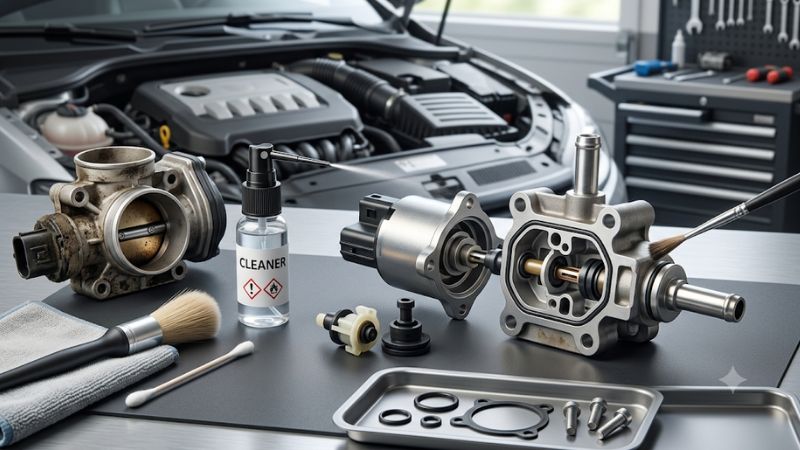Iac valve cleaning