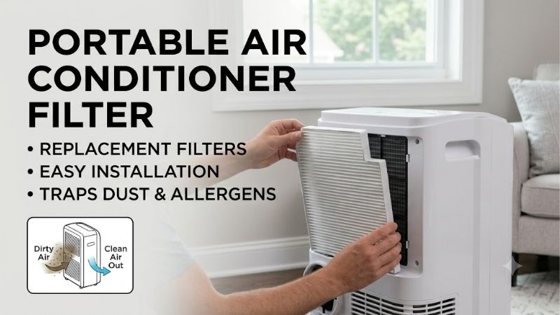 Portable air conditioner filter: Boost Cooling Efficiency