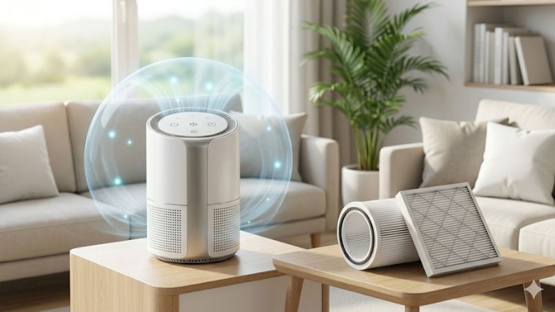 portable air purifier with hepa filter