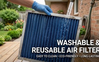 Washable air filter: Save money and keep air cleaner