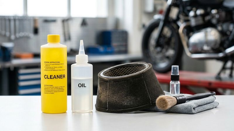 Air filter cleaning kit
