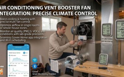 Air conditioning vent booster fan: Boost cool airflow