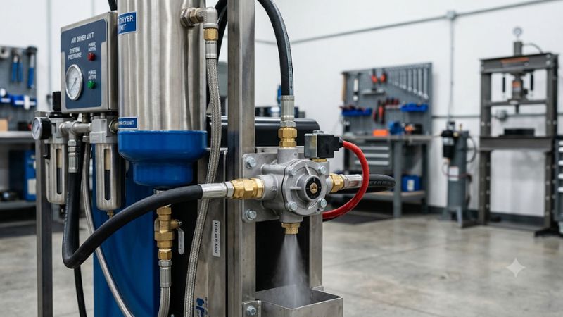Air dryer purge valve