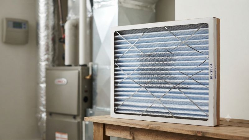 Air filter 20x25x4 merv 11