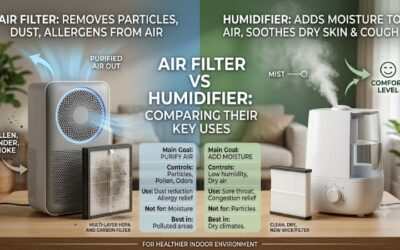 Air filter vs humidifier: Best for home air quality now
