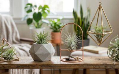 Air plant holder choices for a beautiful, stunning home