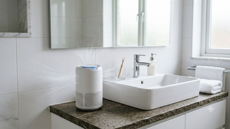 Air purifier for bathroom
