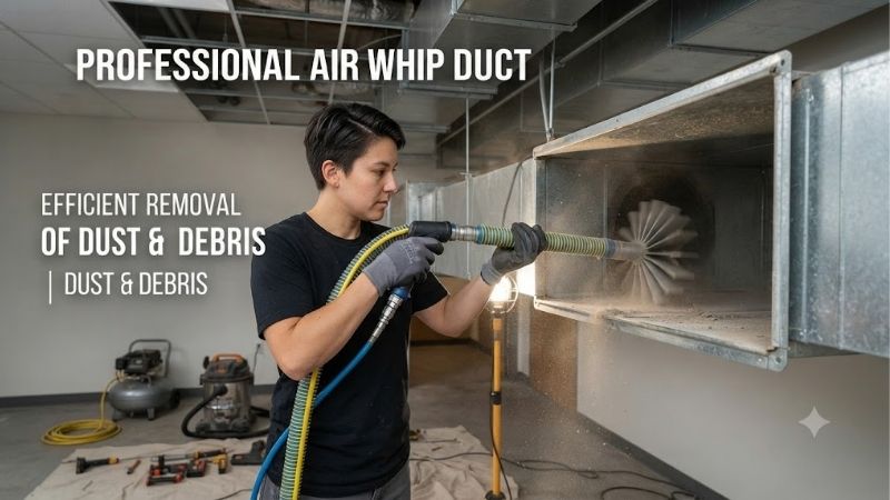 Air whip for duct cleaning: Professional Tool Insights