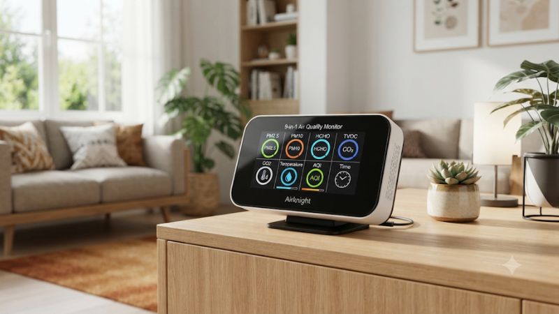AirKnight 9-in-1 Indoor Air Quality Monitor