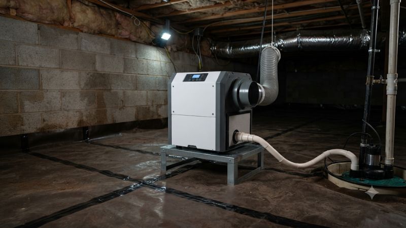 Alorair crawl space dehumidifier