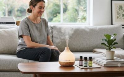Aromatherapy diffuser with essential oils: Zen Living