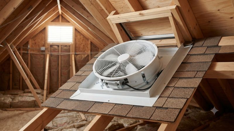 Attic fan electric