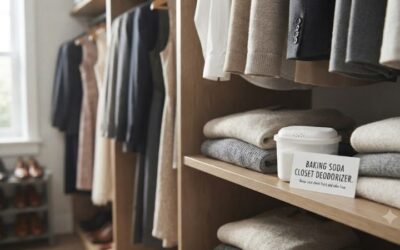 Baking soda closet deodorizer: Freshness Hacks for Home