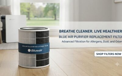 Blue air purifier replacement filter: Maintain air flow