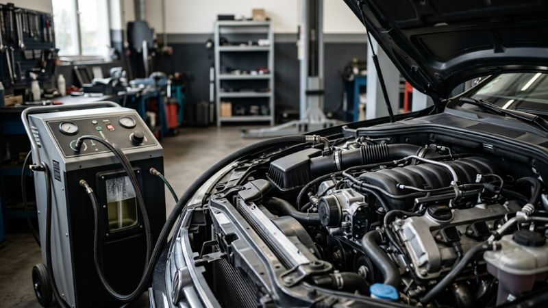 Carbon cleaning engine