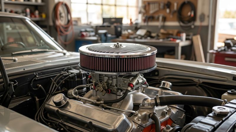 Carburetor air cleaner