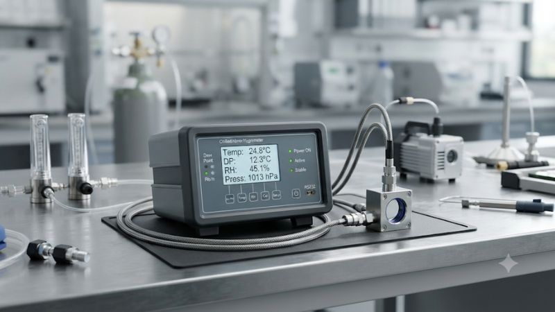 Chilled mirror hygrometer