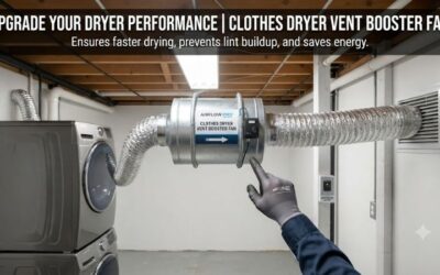 Clothes dryer vent booster fan: Improve Airflow Efficiency
