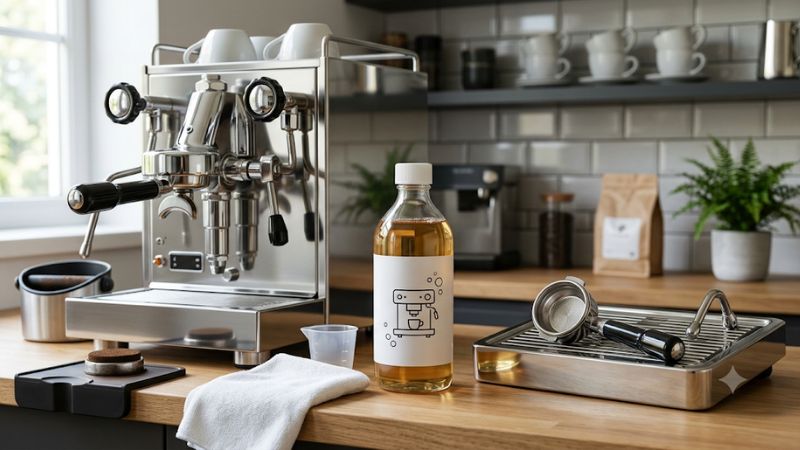 Coffee machine cleaner