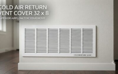 Cold air return vent cover 32 x 8: Custom style fit