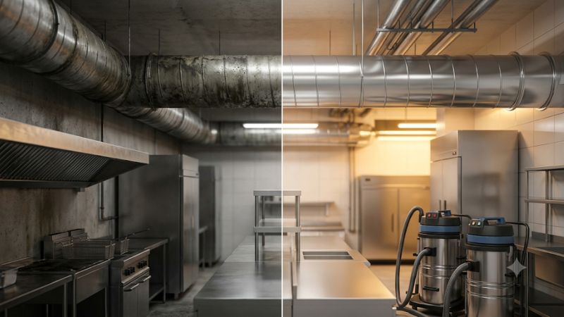 Commercial vent cleaning