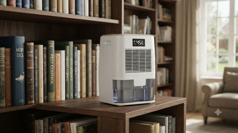 Dehumidifier for booklice