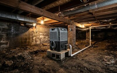 Dehumidifier in crawl space without encapsulation: Prime