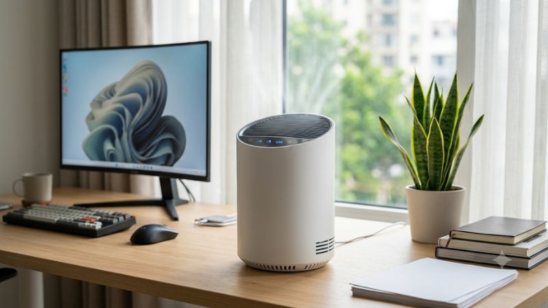 Desktop air purifier