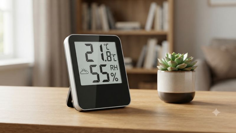 Digital thermo hygrometer