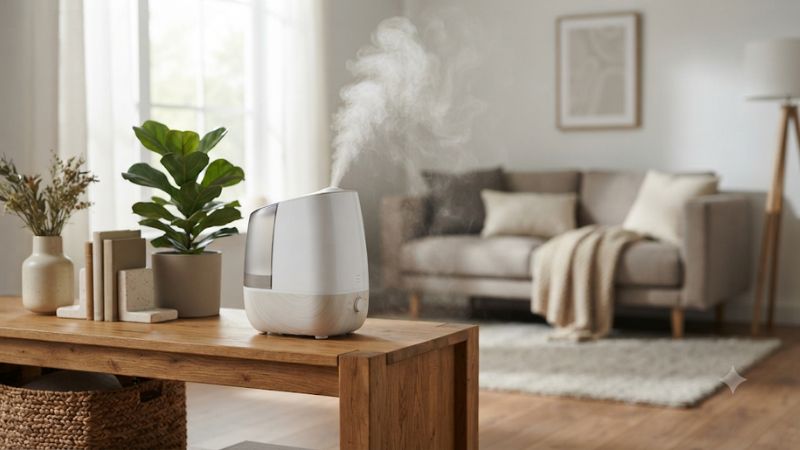 Dry air humidifier