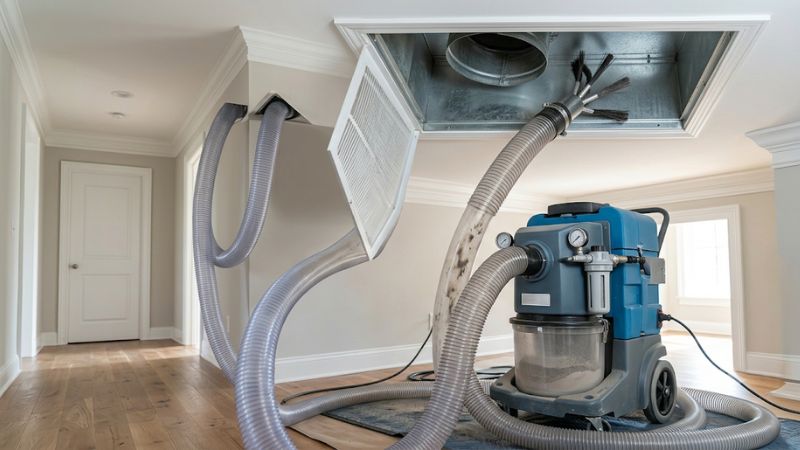 Duct work cleaning