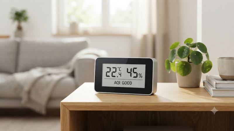 Eve room indoor air quality monitor