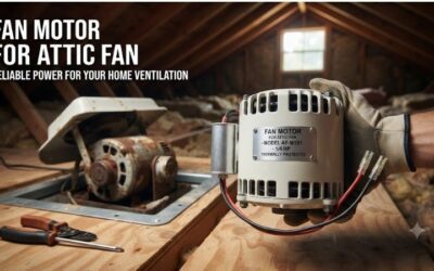 Fan motor for attic fan: Durable replacements for units