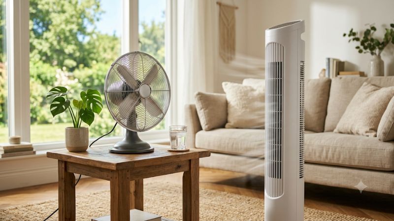 Fan rotation for summer