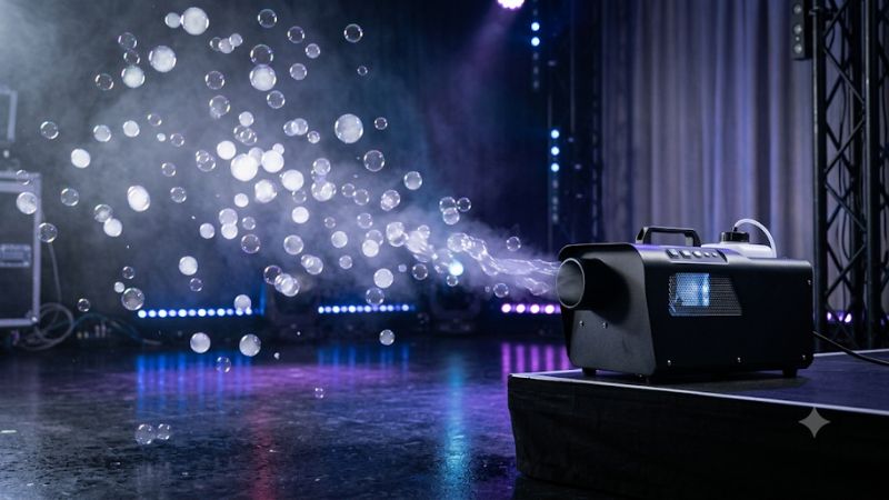 Fog bubble machine