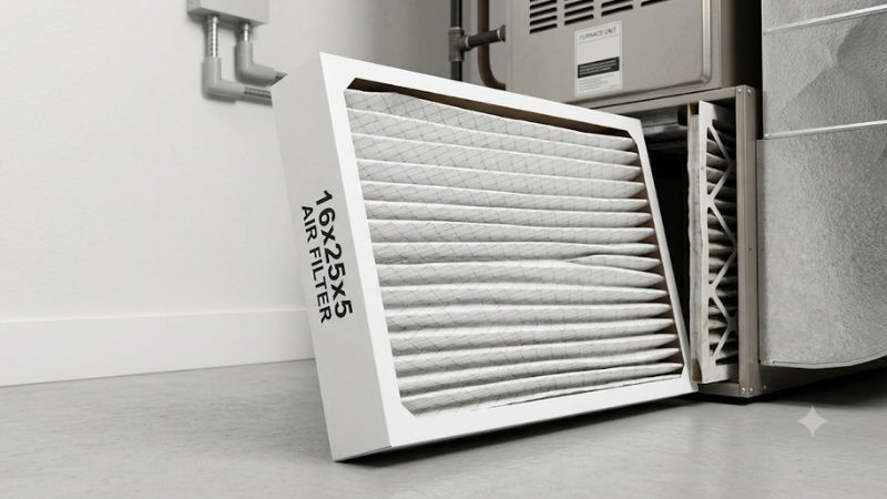 Furnace air filters 16x25x5