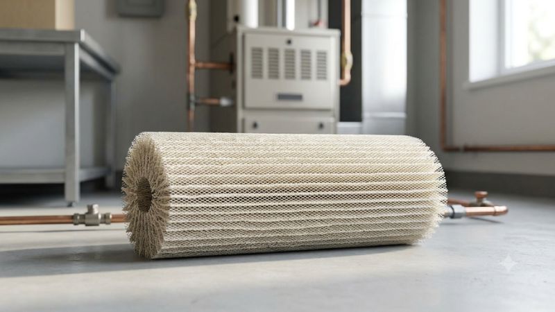 Furnace humidifier filter