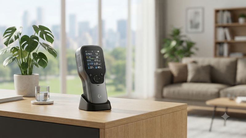 Handheld air quality monitor