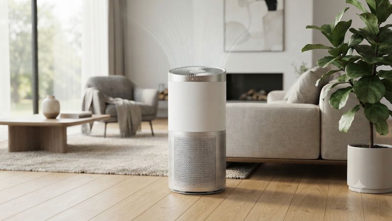 Hepa air purifier for large space