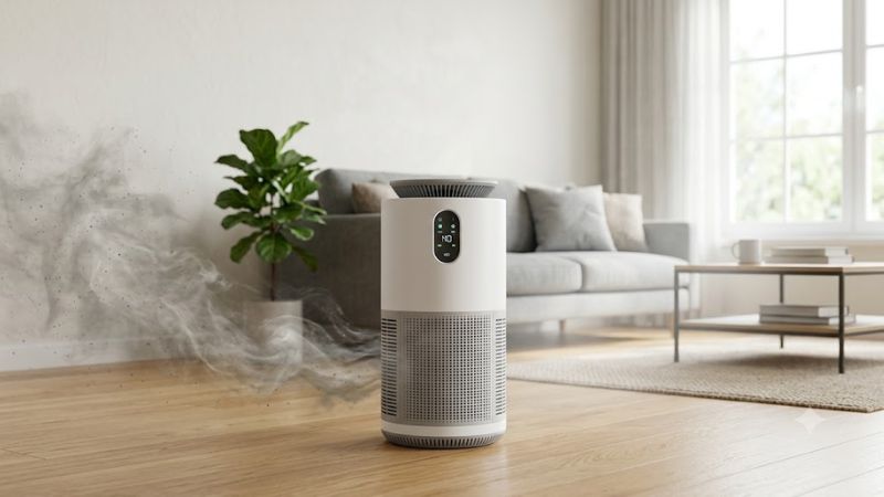 Hepa air purifier for smoke