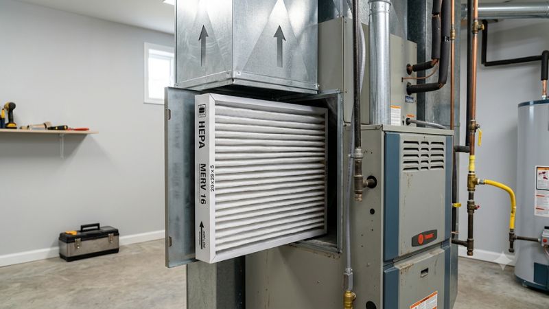 HEPA furnace filter