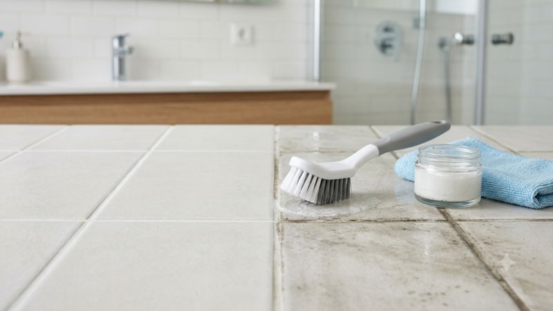 How to clean grout