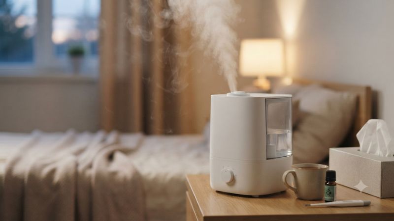 Humidifier for cold symptoms