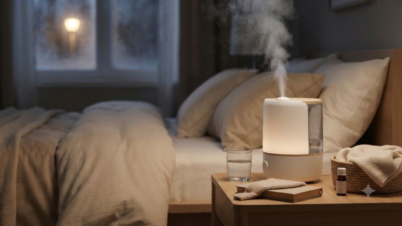 Humidifier for scratchy throat